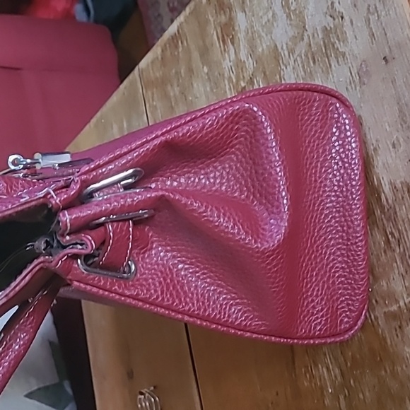 🇫🇷HERMÈS PARIS BERKIN 30 3 IN 1 LEATHER BURGUNDY COLOURED HANDBAG m.i. France - Picture 7 of 15